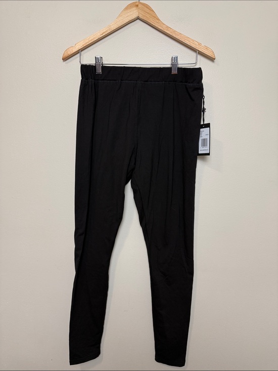 Brunette The Label Pants - Brunette The Label Black Stretch Leggings size L/XL